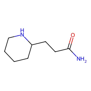 2-Piperidinepropionamide structure
