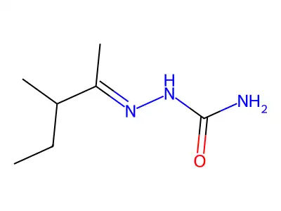 (3-Methylpentan-2-ylideneamino)urea structure