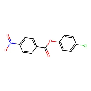 (4-Chlorophenyl) 4-nitrobenzoate structure
