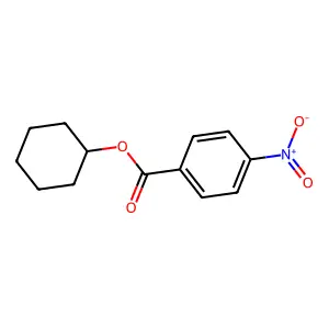 Cyclohexyl 4-nitrobenzoate structure