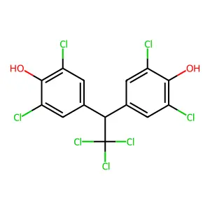 4,4'-(2,2,2-Trichloroethane-1,1-diyl)bis(2,6-dichlorophenol) structure