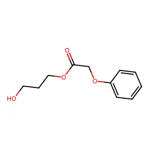 3-Hydroxypropyl 2-phenoxyacetate structure