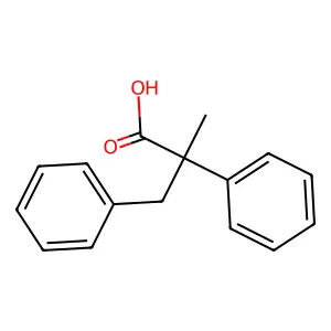 2-甲基-2,3-二苯基丙酸 structure
