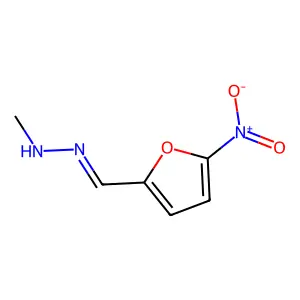 1-Methyl-2-[(5-nitrofuran-2-yl)methylidene]hydrazine structure