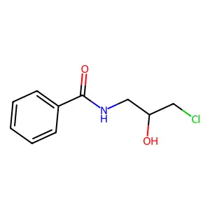 N-(3-chloro-2-hydroxypropyl)benzamide structure