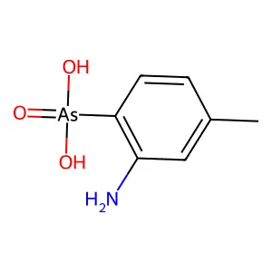 (2-Amino-4-methylphenyl)arsonic acid structure