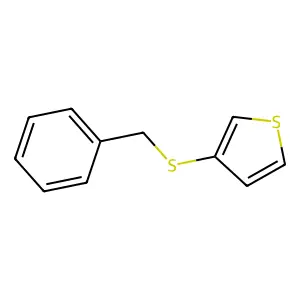 3-Benzylsulfanylthiophene structure