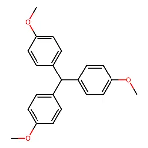 1,1',1''-Methanetriyltris(4-methoxybenzene) structure