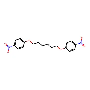 1,6-Bis(4-nitrophenoxy)hexane structure