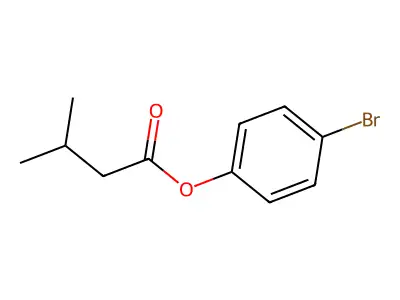 (4-Bromophenyl) 3-methylbutanoate structure