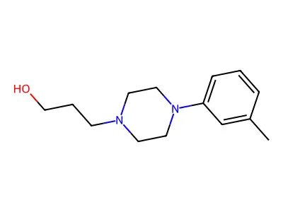 3-[4-(3-Methylphenyl)piperazin-1-yl]propan-1-ol structure