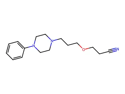 3-[3-(4-Phenylpiperazin-1-yl)propoxy]propanenitrile structure