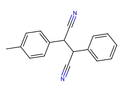 2-(4-Methylphenyl)-3-phenylbutanedinitrile structure