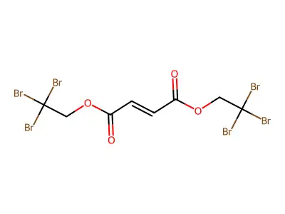 Bis(2,2,2-tribromoethyl) but-2-enedioate structure