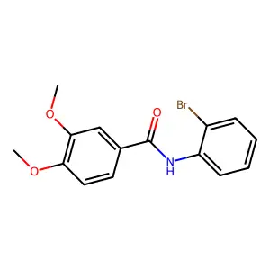 N-(2-Bromophenyl)-3,4-dimethoxybenzamide structure