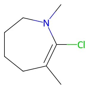 7-chloro-1,6-dimethyl-2,3,4,5-tetrahydro-1H-azepine structure