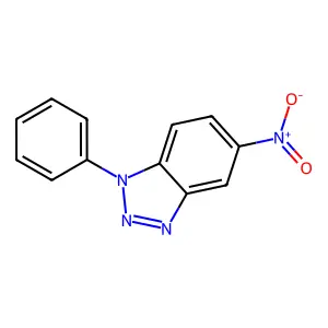 5-Nitro-1-phenyl-1H-benzotriazole structure
