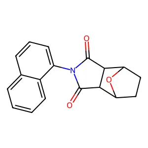 2-(Naphthalen-1-yl)hexahydro-1h-4,7-epoxyisoindole-1,3(2h)-dione structure