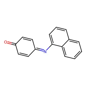 4-(1-Naphthylimino)-2,5-cyclohexadien-1-one structure