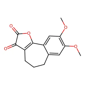 8,9-dimethoxy-5,6-dihydro-4H-benzo[1,2]cyclohepta[6,7-b]fura structure