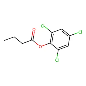 (2,4,6-Trichlorophenyl) butanoate structure