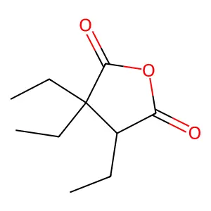 Triethylsuccinic anhydride structure