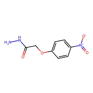 4-Nitrophenoxyacetic acid hydrazide structure