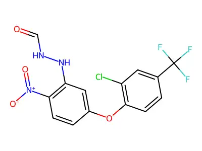 p-nitrophenoxyacetyl hydrazide structure