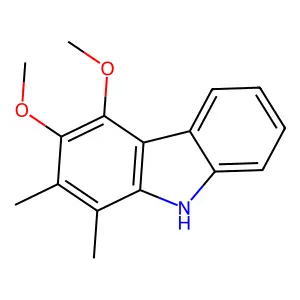 3,4-Dimethoxy-1,2-dimethyl-9H-carbazole structure
