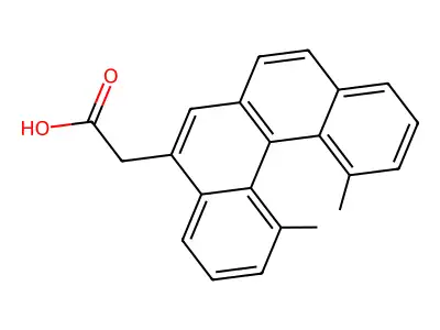 2-(1,12-Dimethylbenzo[c]phenanthren-5-yl)acetic acid structure