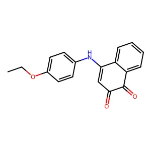 4-(4-Ethoxyanilino)-1,2-naphthalenedione structure