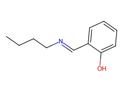 N-sali-cylidenebutylamine structure