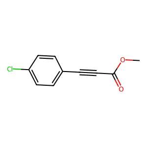 (4-Chloro-phenyl)-propynoic acid methyl ester structure