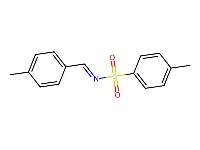 4-methyl-N-[(4-methylphenyl)methylidene]benzenesulfonamide structure