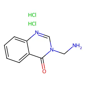 4(3H)-Quinazolinone, 3-(aminomethyl)-, dihydrochloride structure