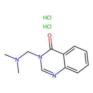 4(3H)-Quinazolinone, 3-((dimethylamino)methyl)-, dihydrochloride structure