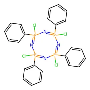 2,4,6,8-tetrachloro-2,4,6,8-tetraphenyl-1,3,5,7-tetraza-2 structure