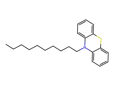 10-Decyl-10H-phenothiazine structure