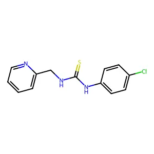 1-(4-Chlorophenyl)-3-(pyridin-2-ylmethyl)thiourea structure