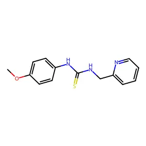 1-(4-Methoxyphenyl)-3-(pyridin-2-ylmethyl)thiourea structure