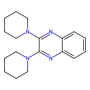 2,3-Dipiperidinoquinoxaline structure