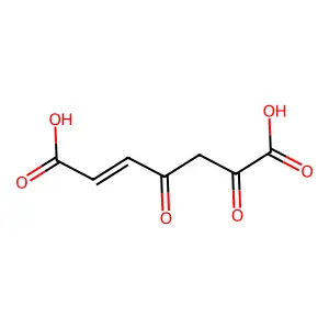4,6-Dioxohept-2-enedioic acid structure