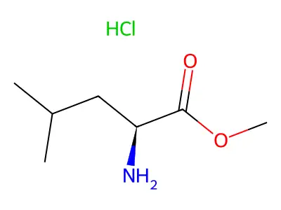 Leucine methyl ester hydrochloride structure