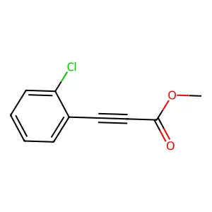 Methyl 3-(2-chlorophenyl)prop-2-ynoate structure