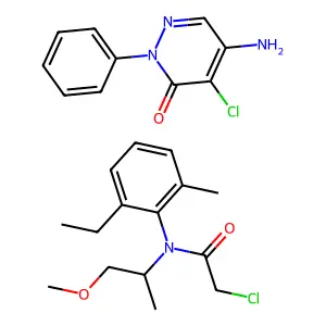 Dual-Pyramin mixture structure