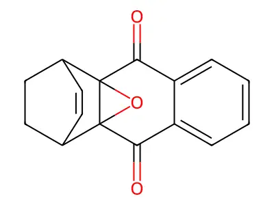 1,4-Dihydro-4a,9a-epoxy-1,4-ethanoanthracene-9,10-dione structure