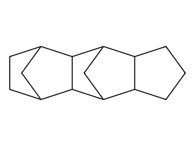 beta-Tetrahydrotr-cyclopentadiene structure