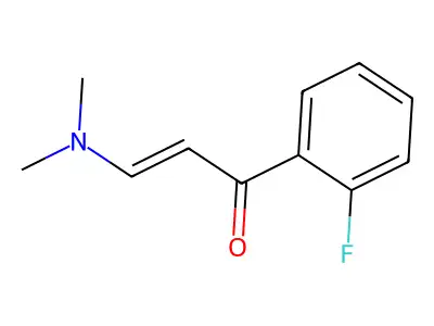 3-(Dimethylamino)-1-(2-fluorophenyl)prop-2-en-1-one structure
