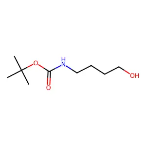 tert-Butyl N-(4-hydroxybutyl)carbamate structure