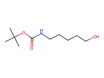 tert-butyl N-(5-hydroxypentyl)carbamate structure